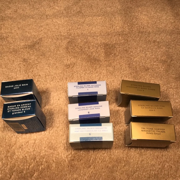 Lot of 8 Avon rings Size 6 - Picture 3 of 3